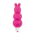 My First - Teddy Pink. Uroczy silikonowy wibrator. Idealny do stymulacji łechtaczki. Różowy 12,2 cm