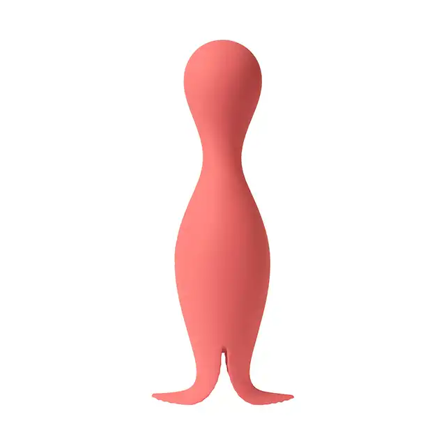Svakom - Siren Vibrator Coral USB. Niezwykły dwustronny wibrator do stymulacji łechtaczki. Delikatne języczki i aż 25 kombinacji