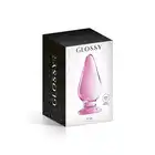 Glossy Toys - No.26 Pink Butt Plug. Elegancki plug ze szkła wysokiej jakości. 11,5 cm