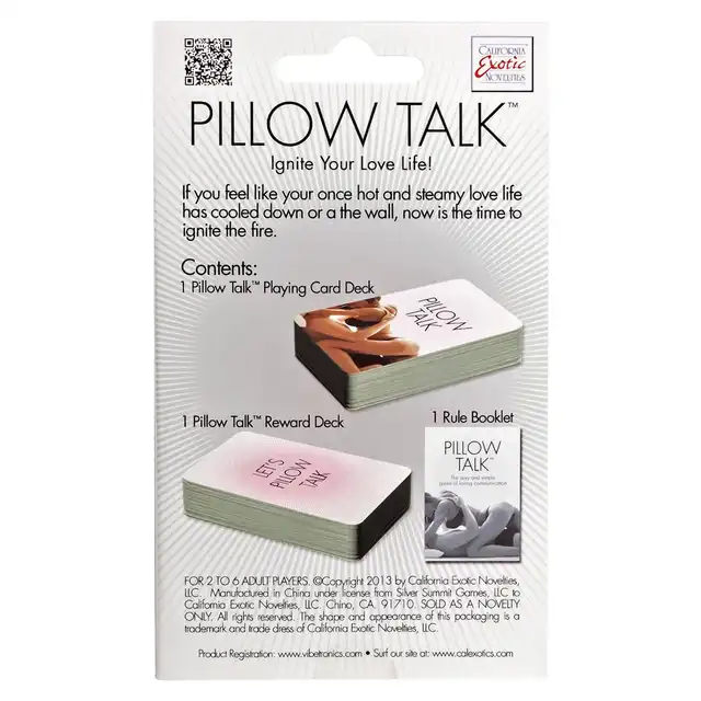 California Exotic Novelties - Pillow Talk Karty - karty do gry miłosnej