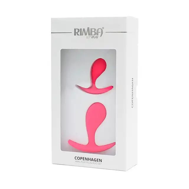 Rimba - Copenhagen Anal Plugs. Świetnej jakości progresywny zestaw 2 wtyczek analnych z silikonu