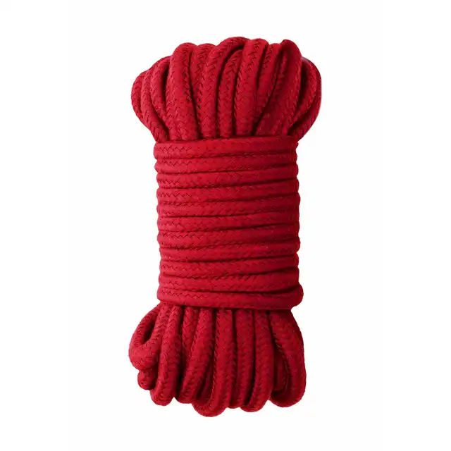 Ouch! - Japanese Rope Red. 10 metrowa czerwona lina do wiązania