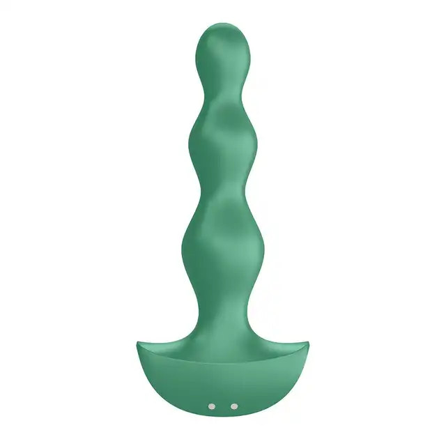 Satisfyer - Lolli Plug 2. Ładowany na USB zielony korek analny. 12 trybów wibracji
