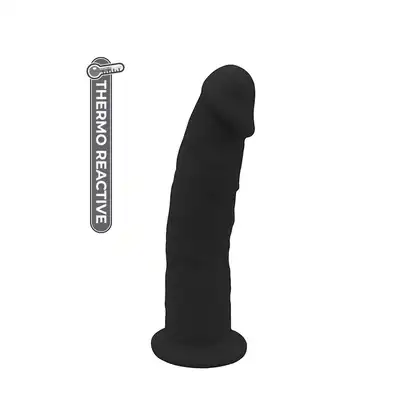  Dream Toys - Premium Silicone Dildo Black. Dildo z funkcją Thermo Reactive. Unikat
