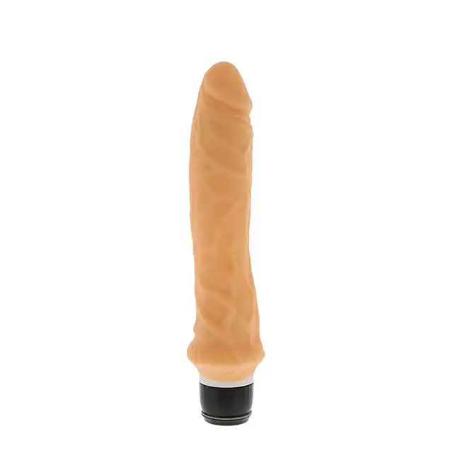 Dream Toys - Vibes Of Love Classic 8.5inch Flesh - genialny, realistyczny wibrator z żyłkami, 21,5 cm długości