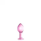 Glossy Toys - No.32 Pink Buttt Plug. Wtyczka analna z różowego szkła zdobiona na końcu