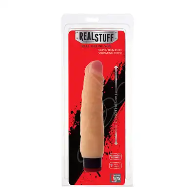 Realstuff - 7 inch Flesh. Wibrator z cyberskóry z regulacją wibracji 18,5 cm
