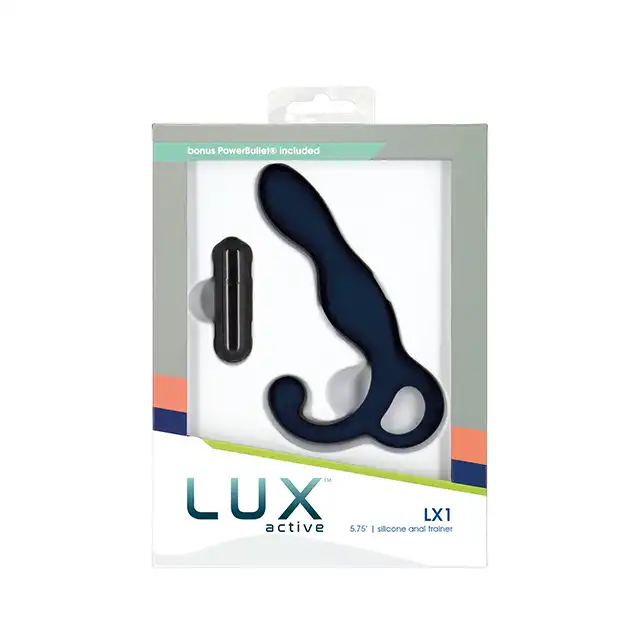 Lux - Active LX1 Anal Trainer. Silikonowy stymulator prostaty + bullet wibrujący