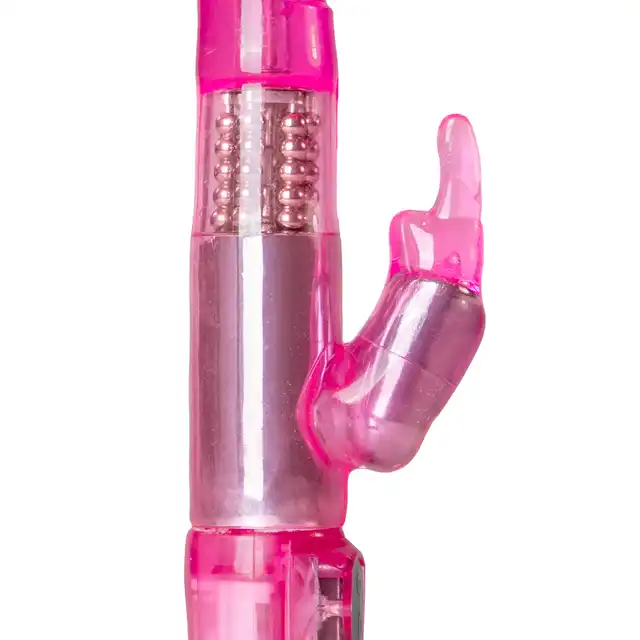 Easy Toys - Ultimate Rabbit Vibrator Pink. Wibrator króliczek z rotacyjnymi kulkami. G-Spot i 12 programów.