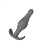 Dream Toys - Cheeky Love Grey Plug With T-Handle - szary, duży korek analny z falistym kształtem zapewniającym niesamowite doznania