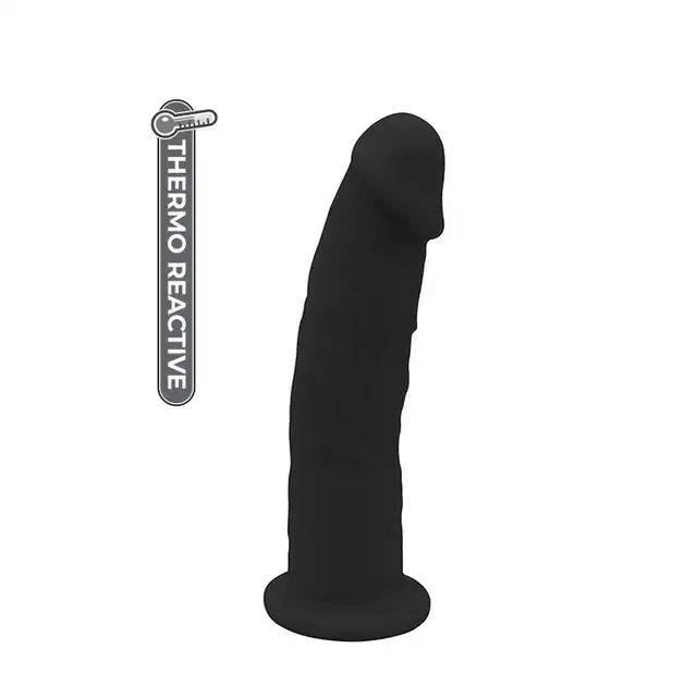  Dream Toys - Premium Silicone Dildo Black. Dildo z funkcją Thermo Reactive. Unikat