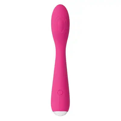 Svakom - Iris Vibrator Plum Red USB. Wibrator do stymulacji punktu G i łechtaczki. Super wygięcie
