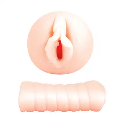 Dream Toys - Realstuff Smooth Pussy To-Go - realistyczny masturbator z gładkim otworem pochwy