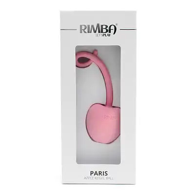 Rimba - Paris Kegel Ball. Silikonowa kulka do ćwiczenia mięśni kegla. W kształcie jabłka 4 cm średnicy