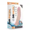 Dr. Skin - 8inch Self Lubricating Dildo. Realistyczne i samonawilżające dildo, solidna podstawa z przyssawką i miękki materiał