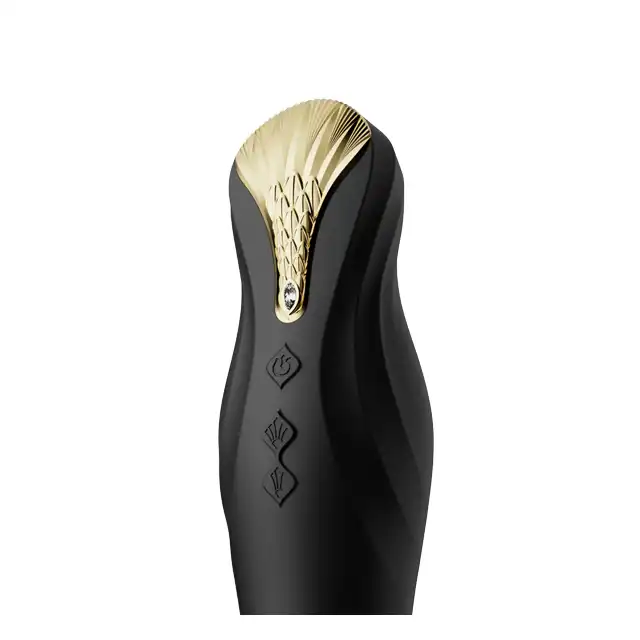  Zalo - King Vibrating Thruster Black. Ekskluzywny wibrator z ruchem posuwistym. 40 uderzeń na sekundę!