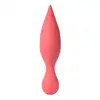 Svakom - Siren Vibrator Coral USB. Niezwykły dwustronny wibrator do stymulacji łechtaczki. Delikatne języczki i aż 25 kombinacji