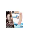 Dr. Skin - 8inch Self Lubricating Dildo. Realistyczne i samonawilżające dildo, solidna podstawa z przyssawką i miękki materiał