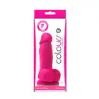 NsNovelties - Colours Pleasures Dildo Pink. Energetycznie różowe realistyczne dildo z przyssawką 9,5 cm długości