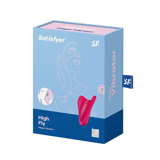 Satisfyer - High Fly Finger Vibrator. Ładowana na USB wibrująca nakładka na palec. Ekstra doznania
