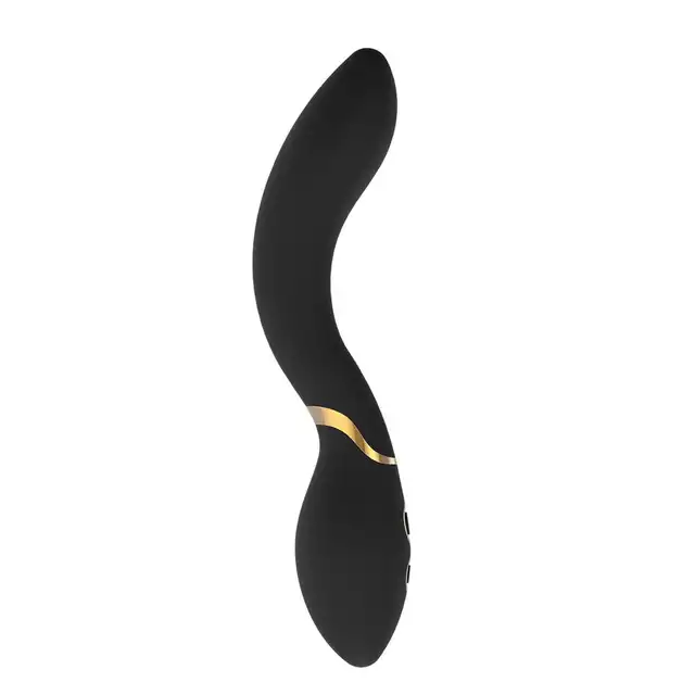 Dream Toys - Josephine Elite. Elegancki wibrator do punktu G ze złotymi akcentami. USB