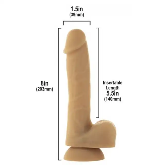 Addiction - Andrew Flexible Dildo - 20 centymetrowe niesamowicie gibkie dildo