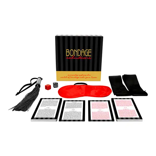 Kheper Games - Bondage Seductions. Zniewalająca gra pełna bólu i przyjemności z szarfami i kartami niewoli