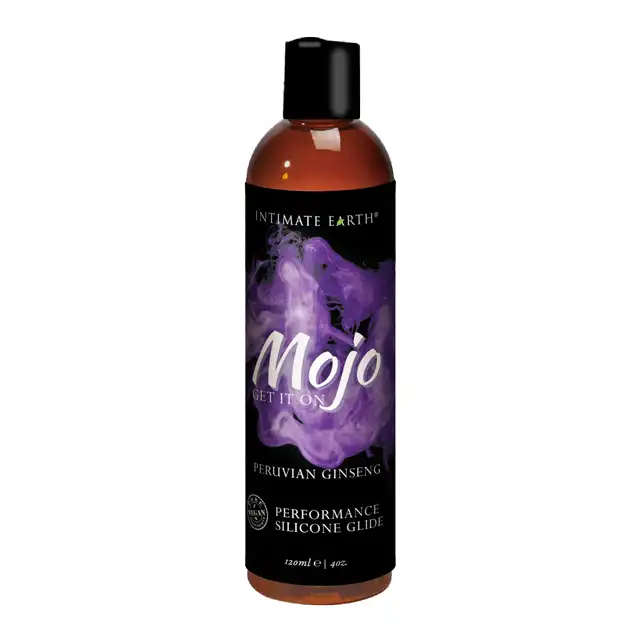 Intimate Earth - Mojo Peruvian Ginseng Silicone Glide 120 ml. Żel z peruwiańskim żeń-szeniem wspomagający erekcję.