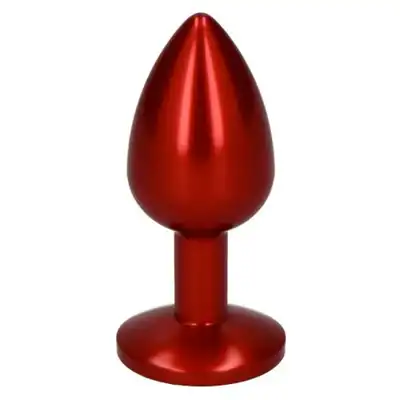 Toyz 4 Lovers - Plug Deep Red. Piękny metalowy czerwony korek analny z kolekcji Fetish Art.