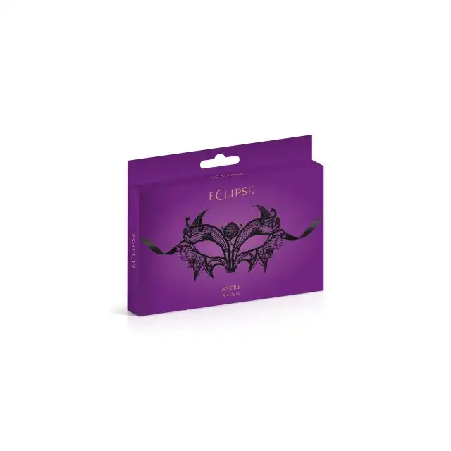 Eclipse - Astre Masque - czarna wyrafinowana maska