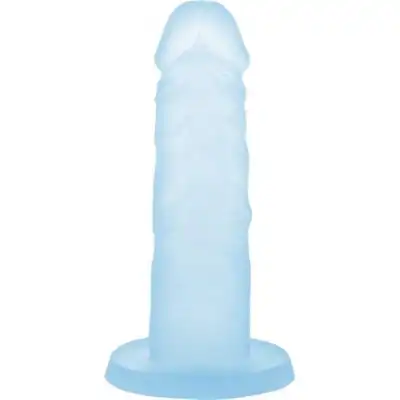 Addiction - Cocktails Silicone Dildo - Blue Lagoon - 14 centymetrowe dildo o pięknym niebieskim kolorze