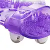 Powerbullet - Roller balls Massager. Fioletowy masażer do ciała w kształcie dłoni ze stalowymi ruchomymi kuleczkami