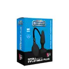 MenzStuff - Small Inflatable Plug. Czarny pompowany plug z porządną pompką i przyssawką