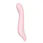 Dream Toys - Prince Charming Pink. Silikonowy wibrator z teksturowaną powierzchnią 9 trybów. USB
