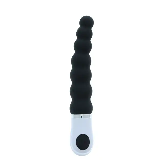 Dream Toys - Cheeky Love Caterpillar. Czarny silikonowy wibrator analny. 10 trybów. Mocna stymulacja