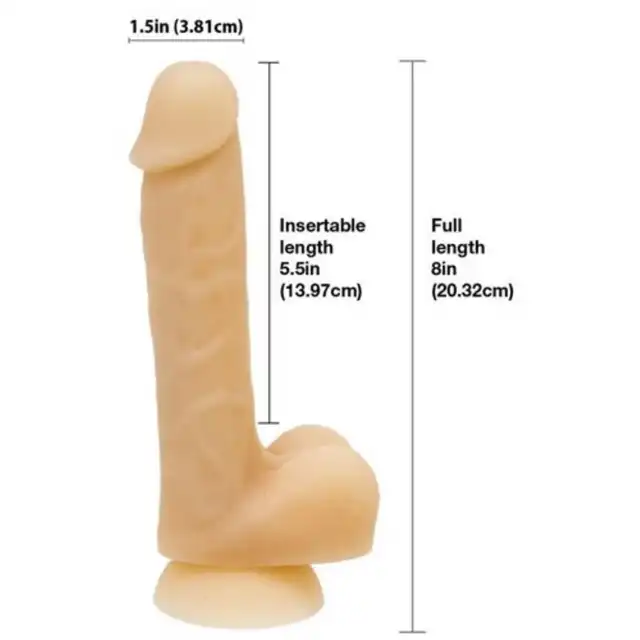 Addiction - David Flexible Dildo - 20 centymetrowe gibkie dildo 