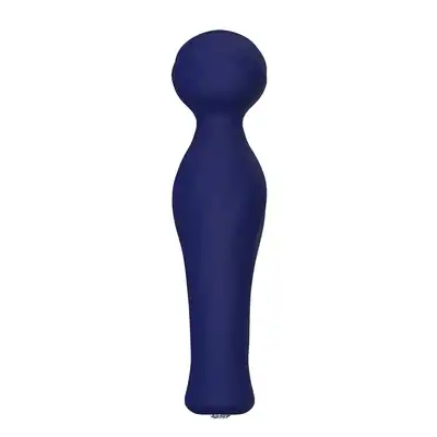 Dream Toys - Kratos Wand - niebieski wibrator z wieloma funkcjami wibracji zapewniającymi rozkosz!