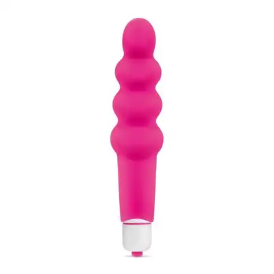 My First - Boom Stick Pink. Wibrator o stymulującycm kształcie 14,2 cm. Eko silikon