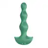 Satisfyer - Lolli Plug 2. Ładowany na USB zielony korek analny. 12 trybów wibracji