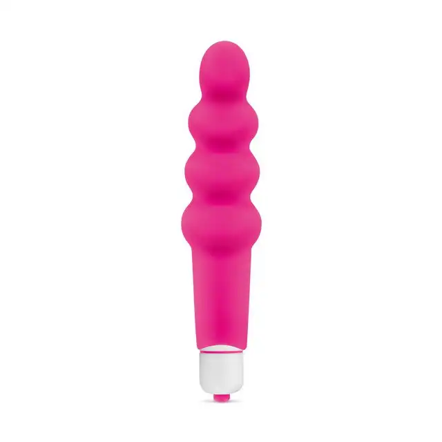 My First - Boom Stick Pink. Wibrator o stymulującycm kształcie 14,2 cm. Eko silikon