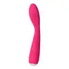 Svakom - Iris Vibrator Plum Red USB. Wibrator do stymulacji punktu G i łechtaczki. Super wygięcie