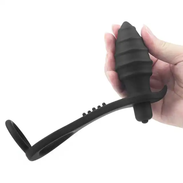 LoveToy - Ass Rasca Prostate Vibrating Plug Combo - zabawka do stymulacji analnej