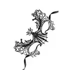 Eclipse - Aube Masque - Czarna, elegancka maska podkreślająca spojrzenie