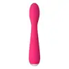 Svakom - Iris Vibrator Plum Red USB. Wibrator do stymulacji punktu G i łechtaczki. Super wygięcie
