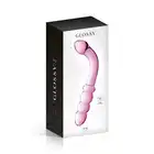 Glossy Toys - No.8 Pink Dildo. Szklane dildo do multistymulacji. Punkt G i punkt P