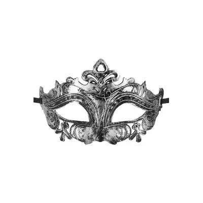 Concorde - Masque Hamlet Maskarade. Tajemnicza męska srebrna maska 