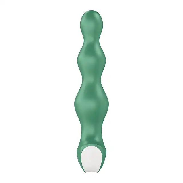 Satisfyer - Lolli Plug 2. Ładowany na USB zielony korek analny. 12 trybów wibracji