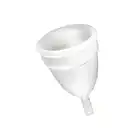 Yoba - Blanche Nature Menstrual Cup S. Biały silikonowy kubeczek menstruacyjny w rozmiarze S