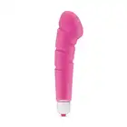 My First - Hard On Pink. Silikonowy wibrator do stymulacji punktu G. 14,2 cm długości