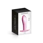 Glossy Toys - No.20 Pink Buttt Plug. Różowa wtyczka analna z wysokiej jakości szkła